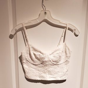 Garage Lace Crop Tank